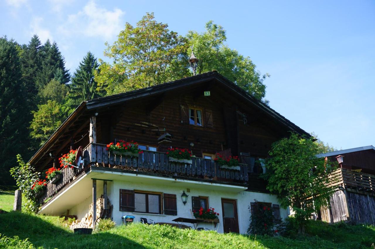 Ferienwohnungen Im Blockhaus Metzler Schwarzenberg im Bregenzerwald Exteriör bild